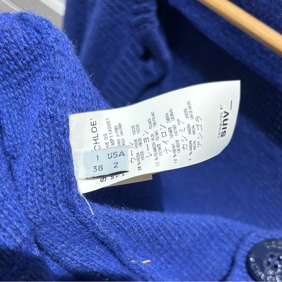 See By Cloe women’s cardigan, Blue, size 2, fit small - Picture 4 of 10